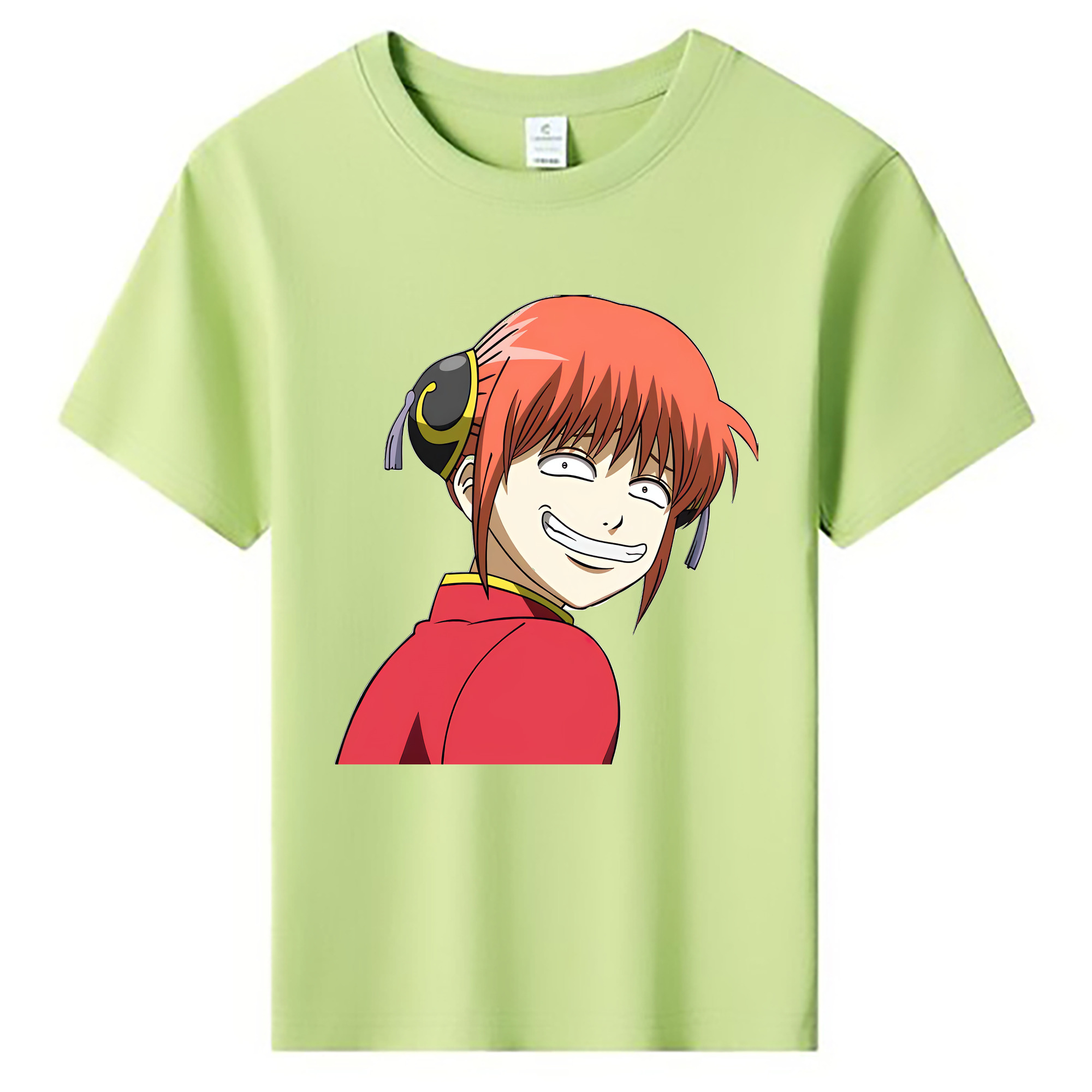 （画像用） ぎんたま 坂田銀時（さかたぎんとき） 神楽 志村新八（しむら しんぱち） GINTAMA Sakata Gintoki Kagura Shimura Shinpachi 綿100％キッズTシャツ（フロントプリント）